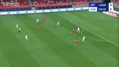 半场：海港1-1云南，莱昂纳多、奥斯卡建功，加布里埃尔丢点