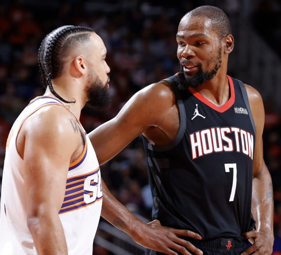 九游体育-火箭翻盘绝招揭晓！拿杜兰特倒贴换回格林狄龙，废掉太阳还能冲冠